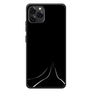Чехол с картинками на черном фоне для Blackview A95 (Дорога)