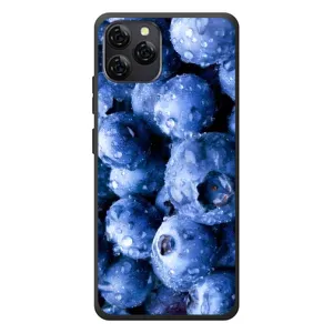 Чехол с изображением вкусной еды для Blackview A95 (Голубика)