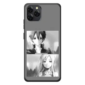 Чехол с персонажами АНИМЕ на Blackview A95 (Кирито-Асуна)