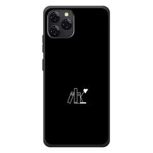 Чехол с картинками на черном фоне для Blackview A95 (Книжки)