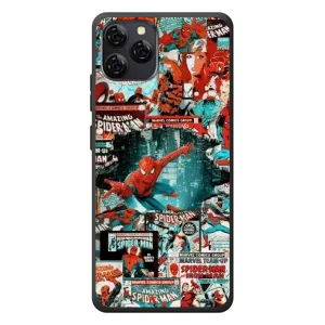 Чехол Супергерой Человека Паука на Blackview A95 (Комиксы Человек Паук)