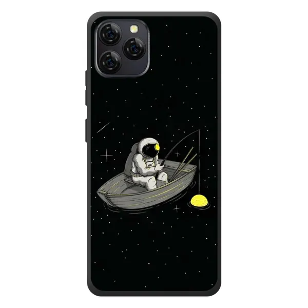 Чехол с рисунком «Космонавт на рыбалке» для Blackview A95 Чехол с рисунком «Космонавт на рыбалке» для Blackview A95