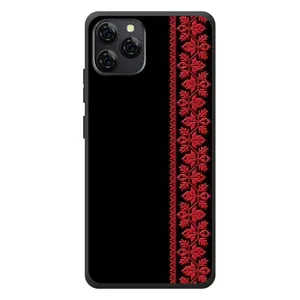 Силіконовый Чохол на Blackview A95 (Червона вишиванка)