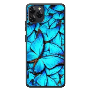 Силиконовый бампер с картинкой животных для Blackview A95 (Крылья бабочек)