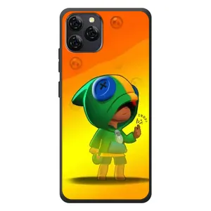 Чохол Бравл Старс для Blackview A95 (LEON в кофті)
