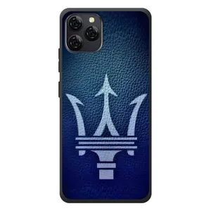 Чехлы с тематикой "Крутые машины" на Blackview A95 (Лого Maserati)