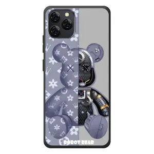 Силиконовый чехол для Blackview A95 (Медведь Louis Vuitton)