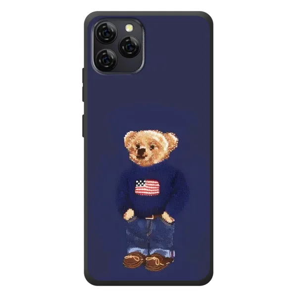 Чехол с рисунком «Мишка USA» для Blackview A95