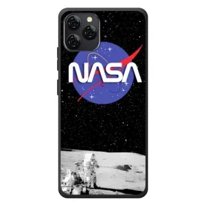 Силіконовый бампер з принтом "Наса" на Blackview A95 (Nasa на місяці)
