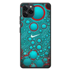 Силиконовый Чехол на Blackview A95 с картинкой Nike (Найк зеленый)