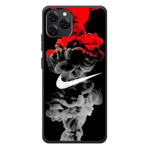 Силиконовый Чехол на Blackview A95 с картинкой Nike (Nike дым)