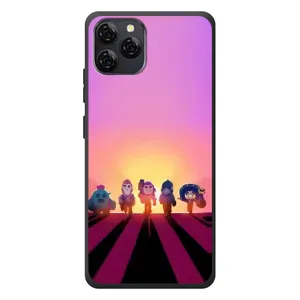 Силіконовый Чохол на Blackview A95 з картинкою Brawl Stars (Персонажі на заході сонця)