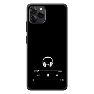 Чехол с картинками на черном фоне для Blackview A95 (Плеер)