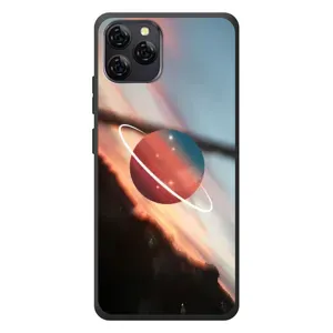 Чехол (ТПУ) с планетами на Blackview A95 (Сатурн)
