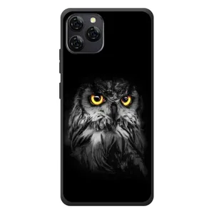 Чехлы с принтом СОВЫ для Blackview A95 (Сова на чёрном)