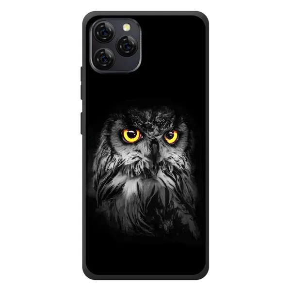 Чехол с рисунком «Сова на чёрном» для Blackview A95 Чехол с рисунком «Сова на чёрном» для Blackview A95