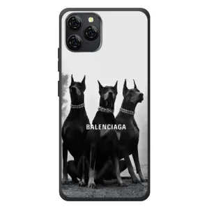 Чехол ДОБЕРМАН для Blackview A95 (Три добермана)