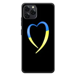 Силиконовый Чехол на Blackview A95 (Я-Украина) (Украинское сердце)