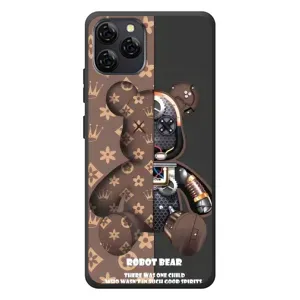 Силиконовый чехол для Blackview A95 (Медмедь Луи Виттон)