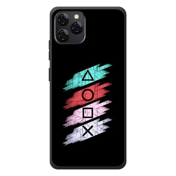 Чехол с рисунком «Значки Sony» для Blackview A95 Чехол с рисунком «Значки Sony» для Blackview A95