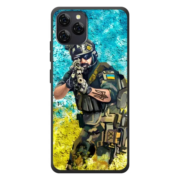 Чехол с рисунком «ЗСУ  Воин» для Blackview A95