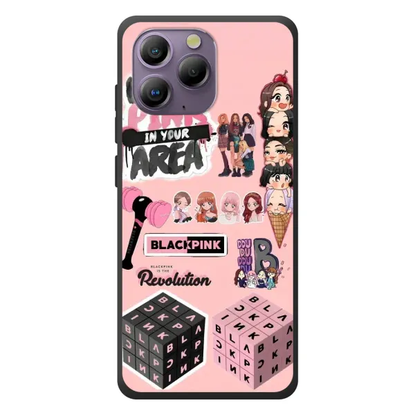 Чехол с рисунком «BLACK PINK коллаж» для Blackview A96 Чехол с рисунком «BLACK PINK коллаж» для Blackview A96