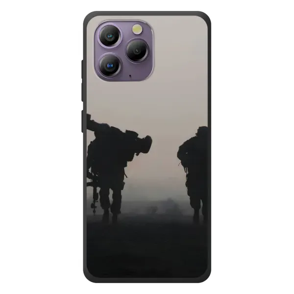 Чехол с рисунком «Бой солдат» для Blackview A96