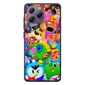 Силиконовый Чехол на Blackview A96 с картинкой Brawl Stars