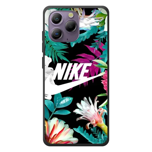 Чехол с рисунком «Цветочный Nike» для Blackview A96 Чехол с рисунком «Цветочный Nike» для Blackview A96