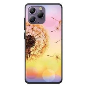 Силиконовый Чехол с одуванчиками на Blackview A96 (Цветок-одуванчик)