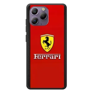 Силіконовий бампер з картинкою машини на Blackview A96 (Ferrari Logo)