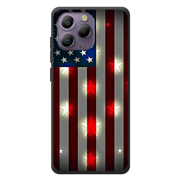 Чехол с рисунком «Флаг США 2» для Blackview A96 Чехол с рисунком «Флаг США 2» для Blackview A96