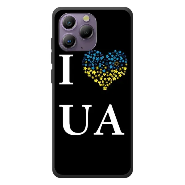 Чехол с рисунком «I Love UA» для Blackview A96 Чехол с рисунком «I Love UA» для Blackview A96