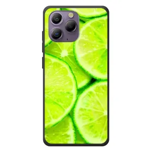 Чехол с изображением вкусной еды для Blackview A96 (Лайм)
