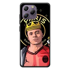 Чохол (TPU) з Футболістом на Blackview A96 (Mbappe King)