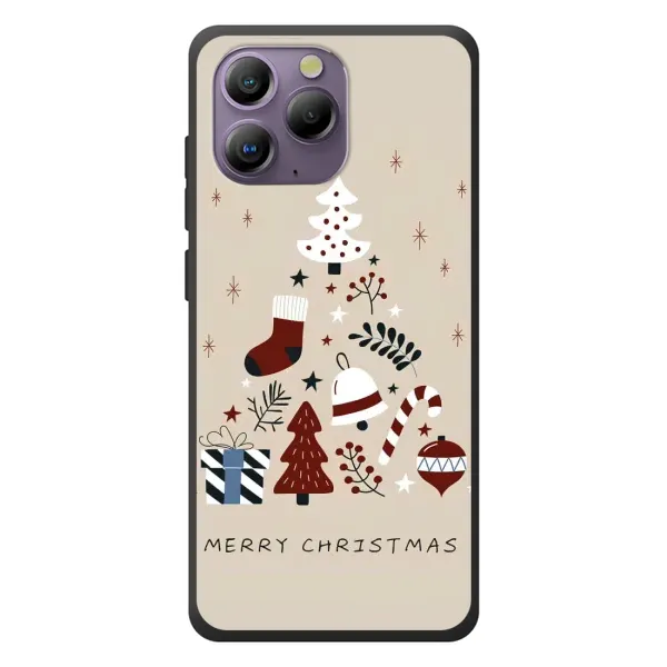 Чехол с рисунком «Merry Christmas» для Blackview A96