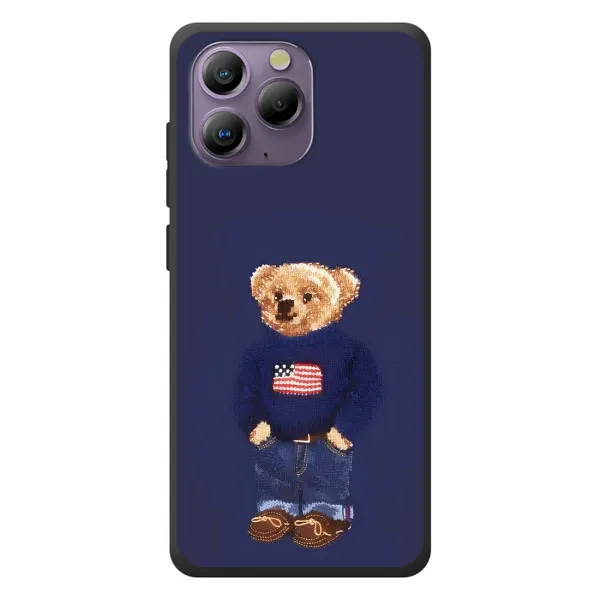 Чехол с рисунком «Мишка USA» для Blackview A96