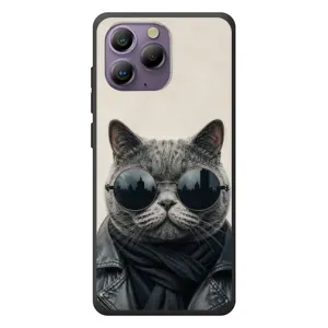 Чехол на тематику: Коты для Blackview A96 (Модный кот)