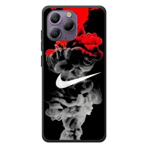 Силиконовый Чехол на Blackview A96 с картинкой Nike (Nike дым)