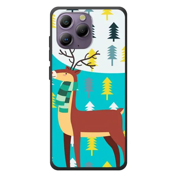 Чехол с рисунком «Олень с шарфом» для Blackview A96 Чехол с рисунком «Олень с шарфом» для Blackview A96