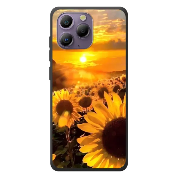 Чехол с рисунком «поле подсолнухов» для Blackview A96