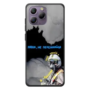 Чехол с Украинской символикой на Blackvev A96 (Призрак Киева)
