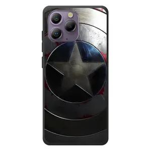 Чехол с Щитом Капитана Америки на Blackview A96 (Ретро Щит Капитана)