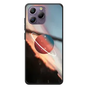 Чохол (ТПУ) з планетами на Blackview A96 (Сатурн)