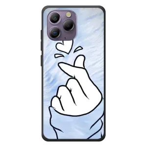 Чехлы (Знак сердечка) на Blackview A96 (Сердечка знак)