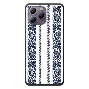 Силиконовый Чехол на Blackview A96 с картинкой Вышиванки (Синяя вышиванка)