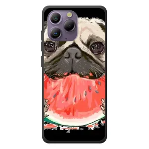 Чехол (ТПУ) Милые собачки для Blackview A96 (Смешной Мопс)