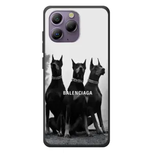 Чехол ДОБЕРМАН для Blackview A96 (Три добермана)
