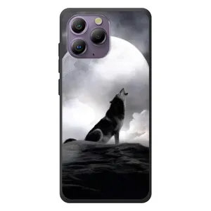Чехол с Волком на Blackview A96 (Волк и луна)