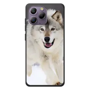 Чехол с Волком на Blackview A96 (Волк на снегу)